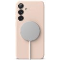 Ringke Etui do Samsung Galaxy S25 Pink Sand Ringke Silicone Magnetic MagSafe