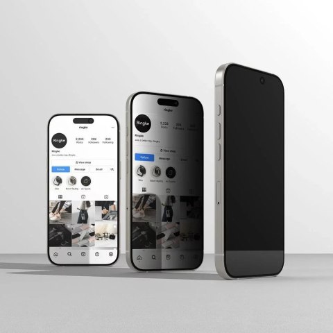 Ringke Szkło Prywatności do Samsung Galaxy S25 Ringke Easy Slide 2-Pack Filtr Polaryzacyjny 9H Ringke Szkło Prywatności do Samsung Galaxy S25 Ringke Easy Slide 2-Pack Filtr Polaryzacyjny 9H