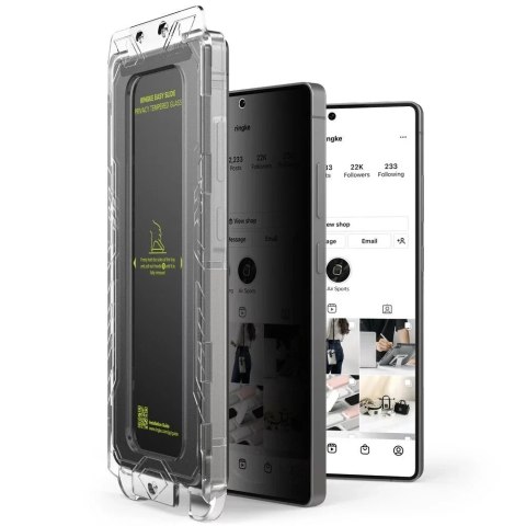Ringke Szkło Prywatności do Samsung Galaxy S25 Ultra Ringke Easy Slide 2-Pack Filtr Polaryzacyjny Ringke Szkło Prywatności do Samsung Galaxy S25 Ultra Ringke Easy Slide 2-Pack Filtr Polaryzacyjny