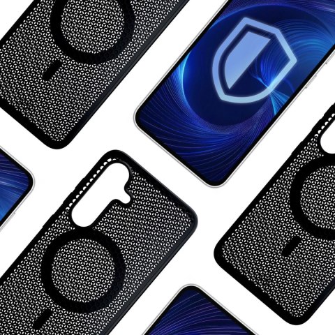 3mk Etui do Samsung Galaxy S25+ 3mk COOLing MagCase MagSafe Black 3mk Etui do Samsung Galaxy S25+ 3mk COOLing MagCase MagSafe Black