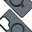 3mk Etui do Samsung Galaxy S25 Ultra 3mk Smoke Case Mag&Stand MagSafe Black