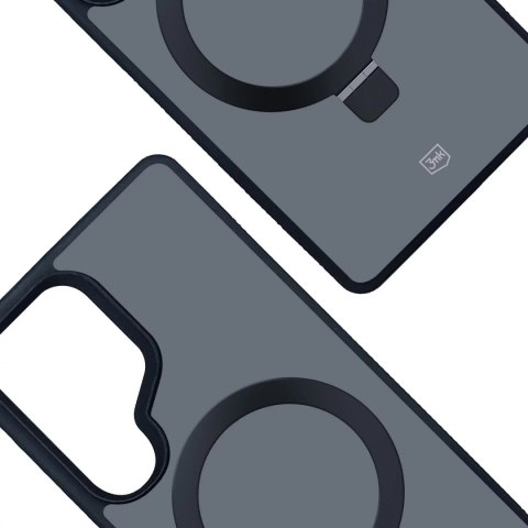 3mk Etui do Samsung Galaxy S25 Ultra 3mk Smoke Case Mag&Stand MagSafe Black 3mk Etui do Samsung Galaxy S25 Ultra 3mk Smoke Case Mag&Stand MagSafe Black