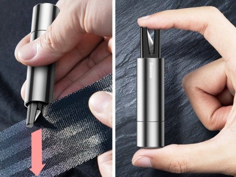 Baseus Baseus 2w1 młotek zbijak do szyb z nożem do cięcia pasów bezpieczeństwa Baseus Baseus 2w1 młotek zbijak do szyb z nożem do cięcia pasów bezpieczeństwa