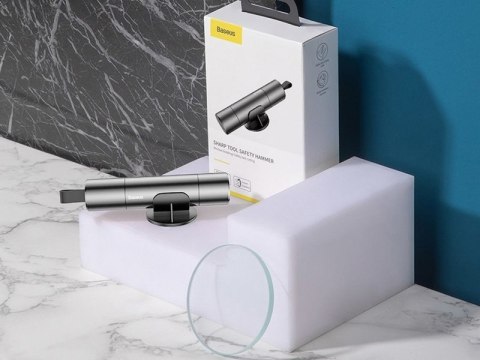 Baseus Baseus 2w1 młotek zbijak do szyb z nożem do cięcia pasów bezpieczeństwa Baseus Baseus 2w1 młotek zbijak do szyb z nożem do cięcia pasów bezpieczeństwa