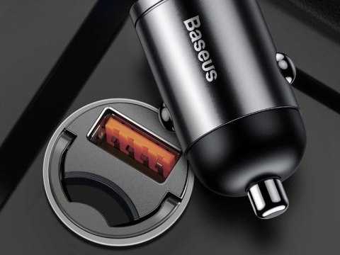 Baseus Ładowarka samochodowa Baseus mini QC 3.0 5A 30W Czarna Baseus Ładowarka samochodowa Baseus mini QC 3.0 5A 30W Czarna