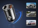 Baseus Ładowarka samochodowa Baseus mini QC 3.0 5A 30W Czarna