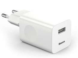 Baseus Ładowarka sieciowa Baseus USB EU Quick Charge QC 3.0 24W White