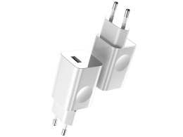Baseus Ładowarka sieciowa Baseus USB EU Quick Charge QC 3.0 24W White