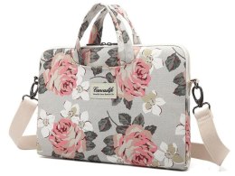 Canvaslife Torba pokrowiec Canvaslife Briefcase etui do laptopa 13 do MacBook Pro/ Air White Rose