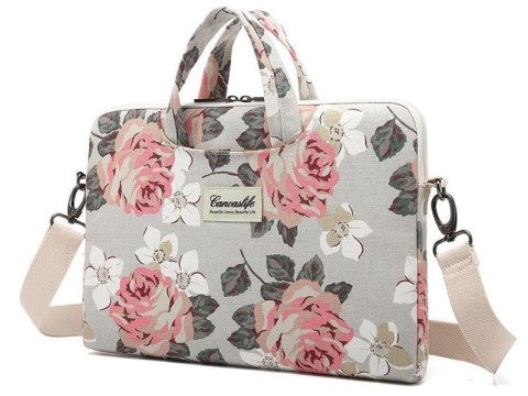 Canvaslife Torba pokrowiec Canvaslife Briefcase etui do laptopa 13 do MacBook Pro/ Air White Rose Canvaslife Torba pokrowiec Canvaslife Briefcase etui do laptopa 13 do MacBook Pro/ Air White Rose
