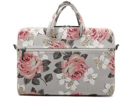 Canvaslife Torba pokrowiec Canvaslife Briefcase etui do laptopa 13 do MacBook Pro/ Air White Rose