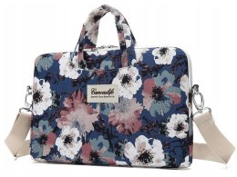Canvaslife Torba pokrowiec Canvaslife Briefcase etui do laptopa 15 do Macbook Pro Blue Camella