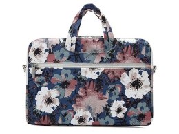 Canvaslife Torba pokrowiec Canvaslife Briefcase etui do laptopa 15 do Macbook Pro Blue Camella