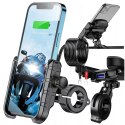 Kewig Uchwyt motocyklowy na telefon Kewig KWG-M8 z ładowarką QC 3.0