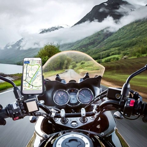 Kewig Uchwyt motocyklowy na telefon Kewig KWG-M8 z ładowarką QC 3.0 Kewig Uchwyt motocyklowy na telefon Kewig KWG-M8 z ładowarką QC 3.0