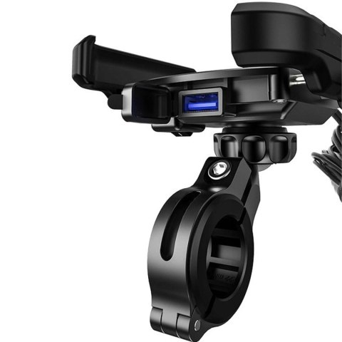 Kewig Uchwyt motocyklowy na telefon Kewig KWG-M8 z ładowarką QC 3.0 Kewig Uchwyt motocyklowy na telefon Kewig KWG-M8 z ładowarką QC 3.0
