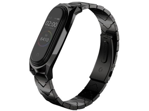 Mijobs Bransoletka V-Style GT band Mijobs do Xiaomi Mi Band 3/4 czarna Mijobs Bransoletka V-Style GT band Mijobs do Xiaomi Mi Band 3/4 czarna