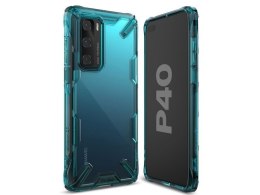 Ringke Etui Ringke Fusion X do Huawei P40 Turquoise Green