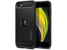 Spigen Etui Spigen Rugged Armor do Apple iPhone SE 2022 / 2020 Matte Black