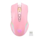 Onikuma ONIKUMA CW905 Różowa Bezprzewodowa mysz do gier 2.4G