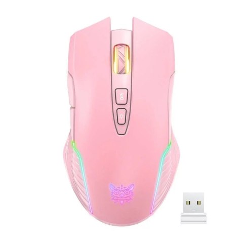 Onikuma ONIKUMA CW905 Różowa Bezprzewodowa mysz do gier 2.4G Onikuma ONIKUMA CW905 Różowa Bezprzewodowa mysz do gier 2.4G