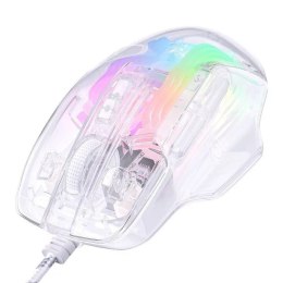 Onikuma Przewodowa Mysz Gamingowa Onikuma CW923 RGB 12800 DPI Transparentna