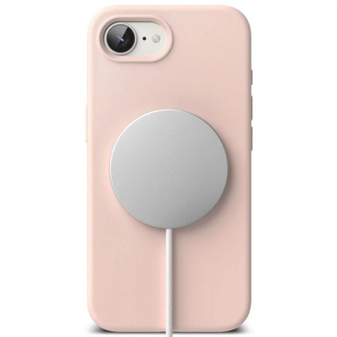 Ringke Etui Ringke Silicone Magnetic MagSafe do iPhone 16e Pink Sand Ringke Etui Ringke Silicone Magnetic MagSafe do iPhone 16e Pink Sand