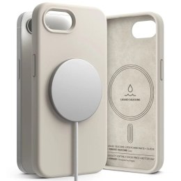 Ringke Etui Ringke Silicone Magnetic MagSafe do iPhone 16e Stone