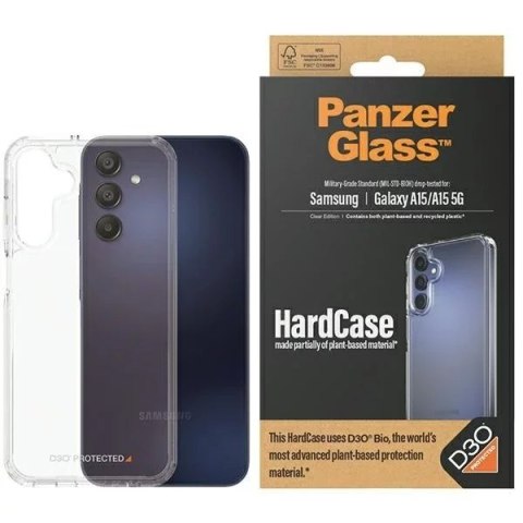 PanzerGlass Etui do Samsung Galaxy A15 5G/4G PanzerGlass HardCase D3O MagSafe Transparentne PanzerGlass Etui do Samsung Galaxy A15 5G/4G PanzerGlass HardCase D3O MagSafe Transparentne