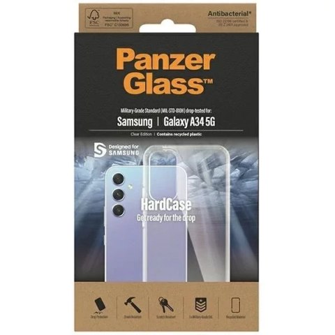 PanzerGlass Etui do Samsung Galaxy A34 5G PanzerGlass HardCase Ochronne Clear PanzerGlass Etui do Samsung Galaxy A34 5G PanzerGlass HardCase Ochronne Clear