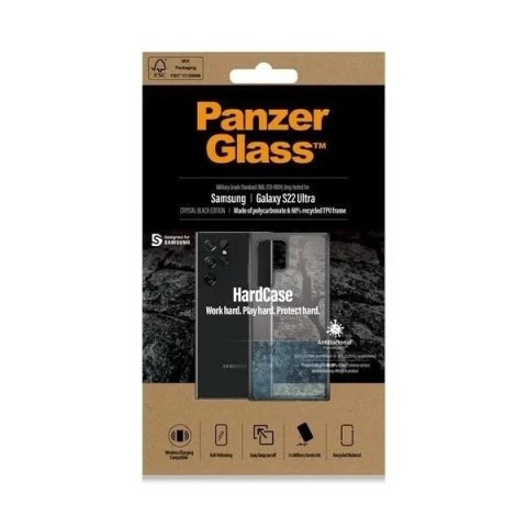 PanzerGlass Etui do Samsung Galaxy S22 Ultra PanzerGlass HardCase Antibacterial Clear PanzerGlass Etui do Samsung Galaxy S22 Ultra PanzerGlass HardCase Antibacterial Clear