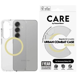 PanzerGlass Etui do Samsung Galaxy S25 CARE by PanzerGlass Flagship Urban Combat Chardonnay QI