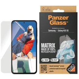 PanzerGlass Folia ochronna do Samsung Galaxy A55 5G PanzerGlass Matrix Ultra-Wide Fit D3O z Alignerem