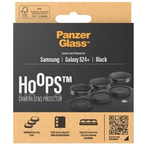 PanzerGlass Osłona obiektywu do Samsung Galaxy S24+ Plus PanzerGlass Hoops PanzerGlass Osłona obiektywu do Samsung Galaxy S24+ Plus PanzerGlass Hoops