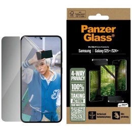 PanzerGlass Szkło Prywatyzujące do Samsung Galaxy S25+ PanzerGlass Eco Matrix Ultra-Wide Fit