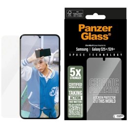 PanzerGlass Szkło ceramiczne do Samsung Galaxy S25+ Plus PanzerGlass Ultra-Wide Fit