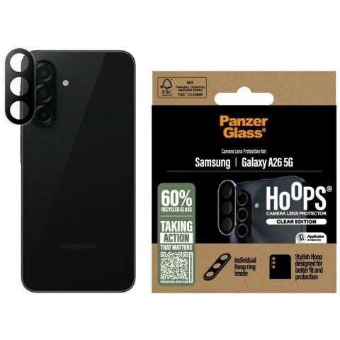 PanzerGlass Szkło hartowane do Samsung Galaxy A26 5G PanzerGlass Hoops Camera Lens Protector PanzerGlass Szkło hartowane do Samsung Galaxy A26 5G PanzerGlass Hoops Camera Lens Protector