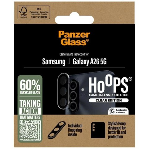 PanzerGlass Szkło hartowane do Samsung Galaxy A26 5G PanzerGlass Hoops Camera Lens Protector PanzerGlass Szkło hartowane do Samsung Galaxy A26 5G PanzerGlass Hoops Camera Lens Protector
