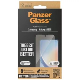 PanzerGlass Szkło hartowane do Samsung Galaxy A35 5G PanzerGlass Refresh Ultra-Wide Fit EasyAligner