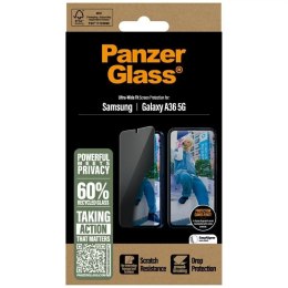 PanzerGlass Szkło hartowane do Samsung Galaxy A36 5G PanzerGlass Ultra-Wide Fit Privacy