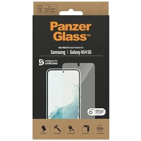 PanzerGlass Szkło hartowane do Samsung Galaxy A54 5G PanzerGlass Ultra-Wide Fit CamSlider PanzerGlass Szkło hartowane do Samsung Galaxy A54 5G PanzerGlass Ultra-Wide Fit CamSlider