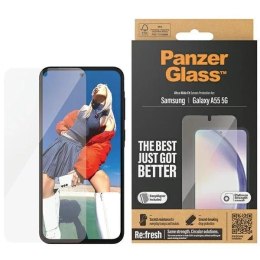 PanzerGlass Szkło hartowane do Samsung Galaxy A55 5G PanzerGlass Refresh Ultra-Wide-Fit Easy Aligner