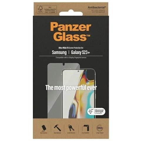 PanzerGlass Szkło hartowane do Samsung Galaxy S23+ PanzerGlass Ultra-Wide Fit CamSlider PanzerGlass Szkło hartowane do Samsung Galaxy S23+ PanzerGlass Ultra-Wide Fit CamSlider