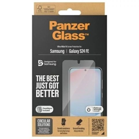 PanzerGlass Szkło hartowane do Samsung Galaxy S24 FE PanzerGlass Ultra-Wide Fit PanzerGlass Szkło hartowane do Samsung Galaxy S24 FE PanzerGlass Ultra-Wide Fit