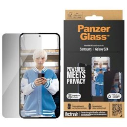 PanzerGlass Szkło hartowane do Samsung Galaxy S24 PanzerGlass Ultra-Wide Fit Privacy EasyAligner