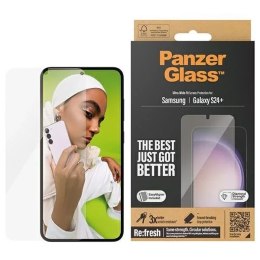 PanzerGlass Szkło hartowane do Samsung Galaxy S24+ Plus PanzerGlass Refresh Ultra-Wide-Fit