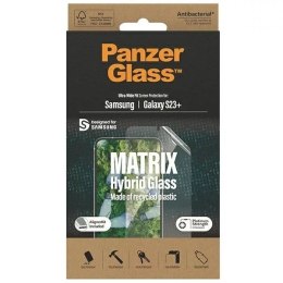 PanzerGlass Szkło hybrydowe do Samsung Galaxy S23+ PanzerGlass Matrix Ultra-Wide Fit z pozycjonerem