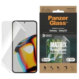 PanzerGlass Szkło hybrydowe do Samsung Galaxy S23 PanzerGlass Matrix Ultra-Wide Fit z pozycjonerem