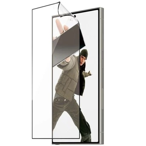 PanzerGlass Szkło hybrydowe do Samsung Galaxy S24 Ultra PanzerGlass Ultra-Wide Fit Matrix PanzerGlass Szkło hybrydowe do Samsung Galaxy S24 Ultra PanzerGlass Ultra-Wide Fit Matrix