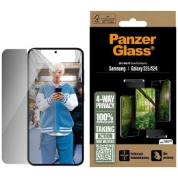 PanzerGlass Szkło hybrydowe do Samsung Galaxy S25 PanzerGlass Ultra-Wide Fit Matrix